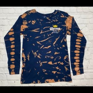 One of a Kind Corona Reverse Tie Dye T Shirt